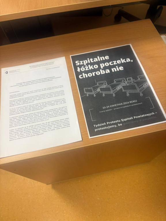 Akcja protestacyjna w radzyńskim szpitalu