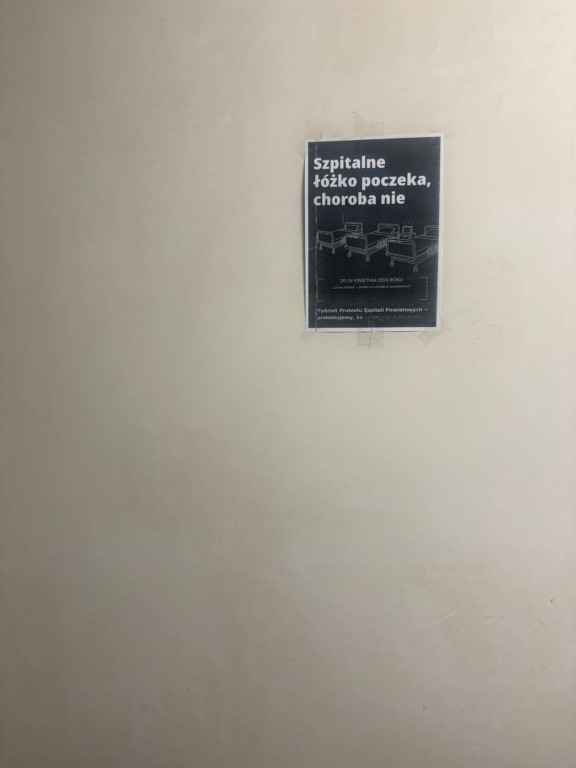 Akcja protestacyjna w radzyńskim szpitalu