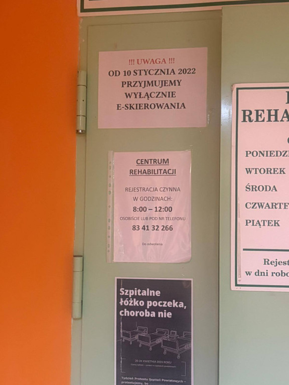 Akcja protestacyjna w radzyńskim szpitalu