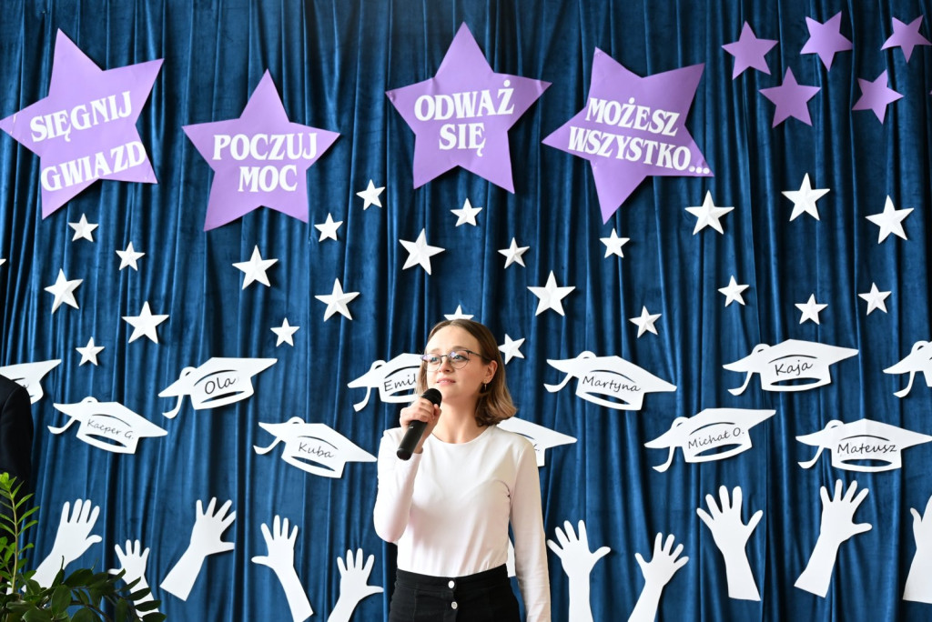 Zakończenie roku szkolnego maturzystów w ZSR