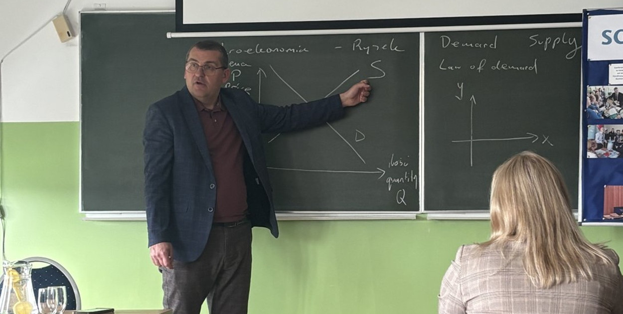 Wizyta dziekana SGH w ZSP