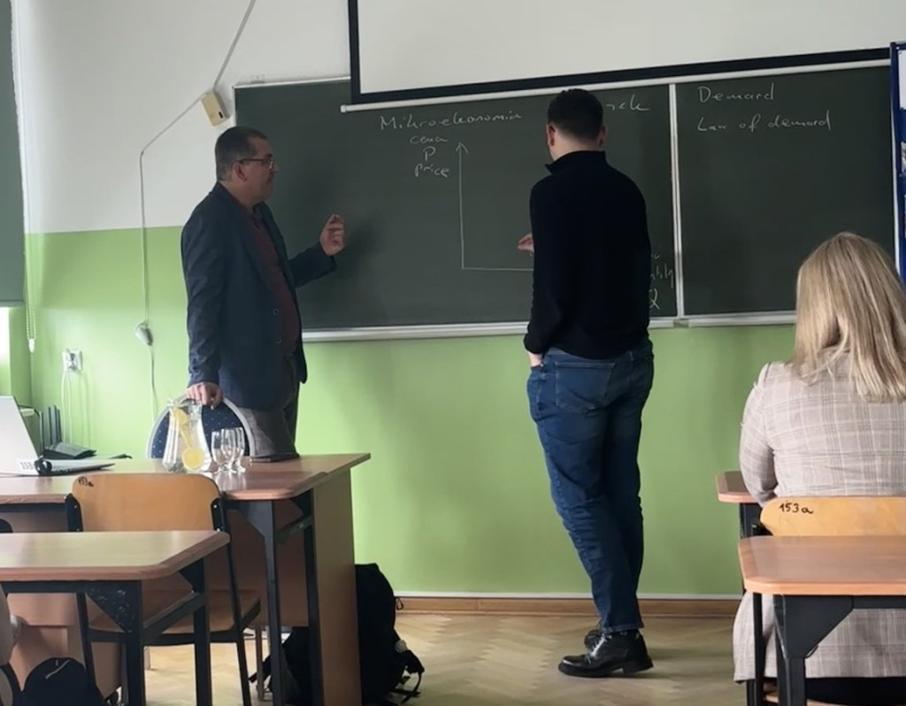 Wizyta dziekana SGH w ZSP