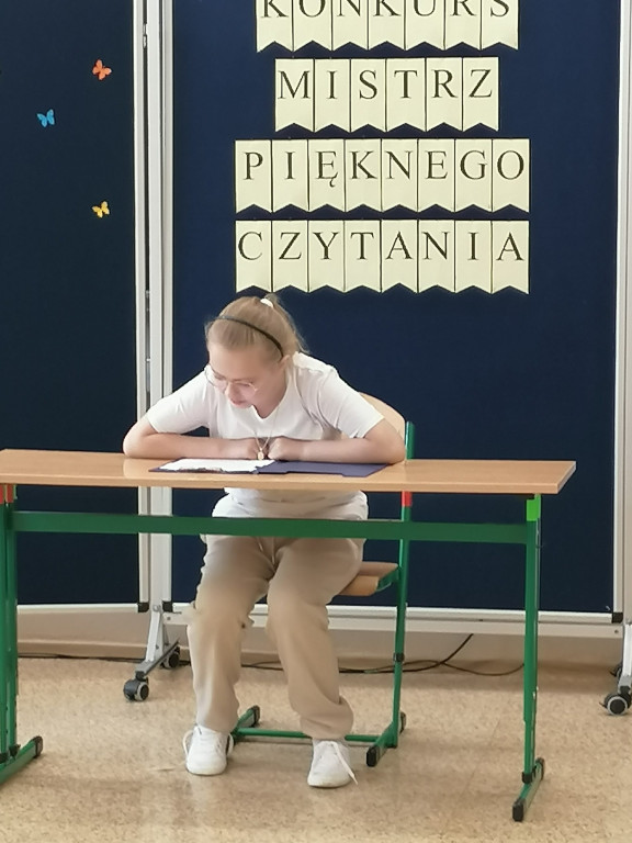 Międzyszkolny Konkurs Mistrz Pięknego Czytania