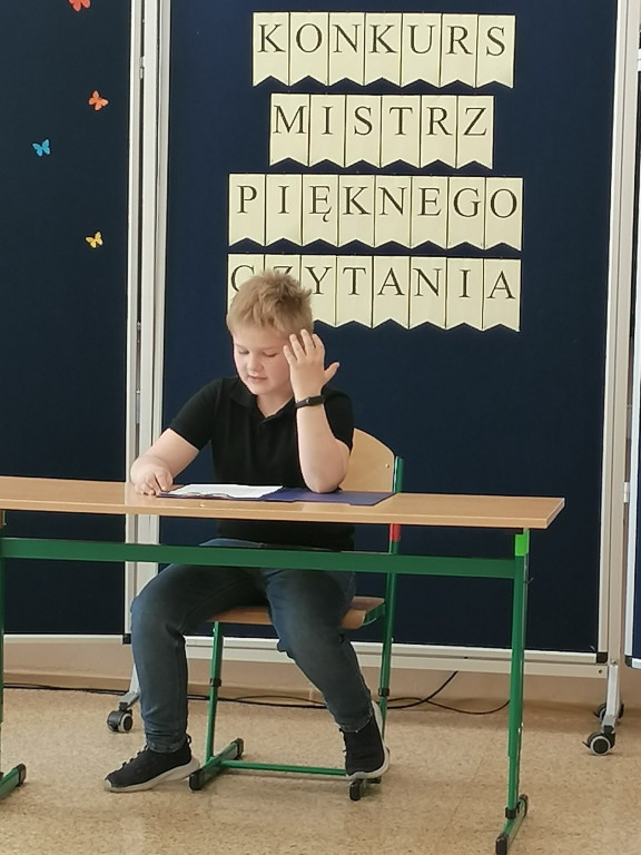 Międzyszkolny Konkurs Mistrz Pięknego Czytania