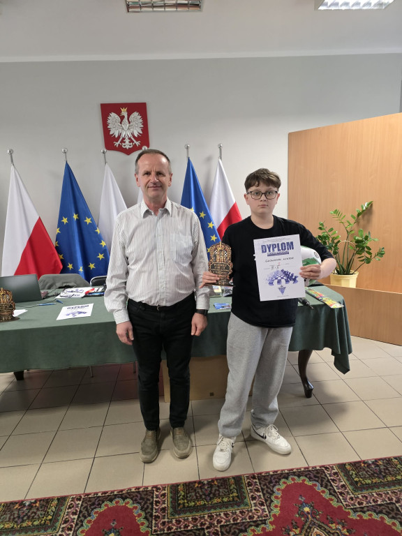 Szachista z Radzynia na turnieju w Terespolu