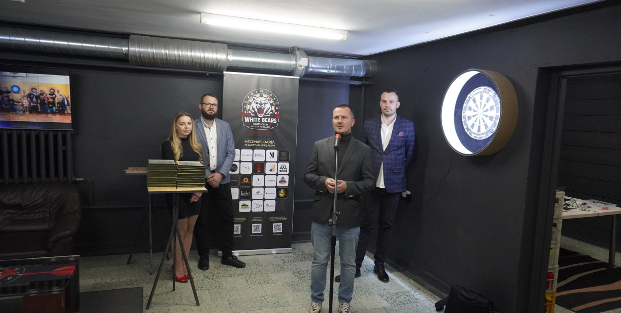 Otwarcie siedziby klubu darterskiego w Radzyniu