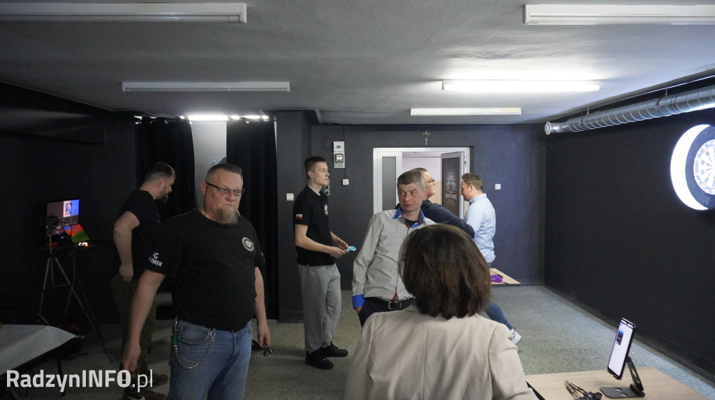 Otwarcie siedziby klubu darterskiego w Radzyniu