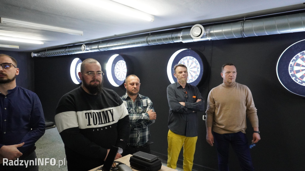 Otwarcie siedziby klubu darterskiego w Radzyniu