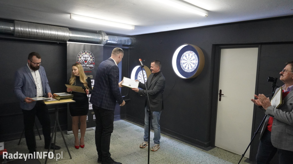 Otwarcie siedziby klubu darterskiego w Radzyniu