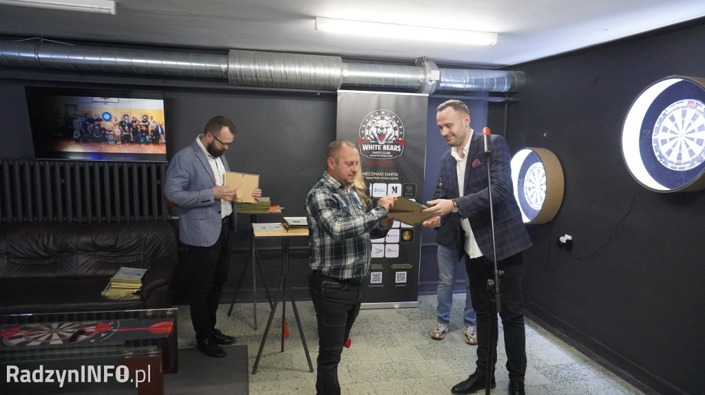 Otwarcie siedziby klubu darterskiego w Radzyniu