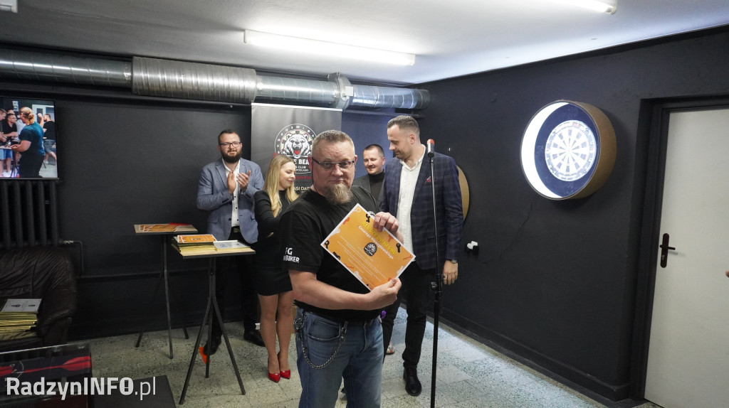Otwarcie siedziby klubu darterskiego w Radzyniu