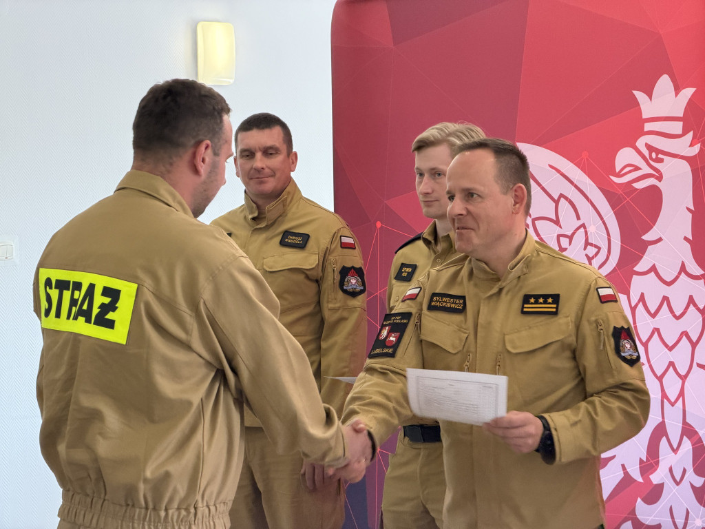 Egzamin dla dowódców OSP z powiatu
