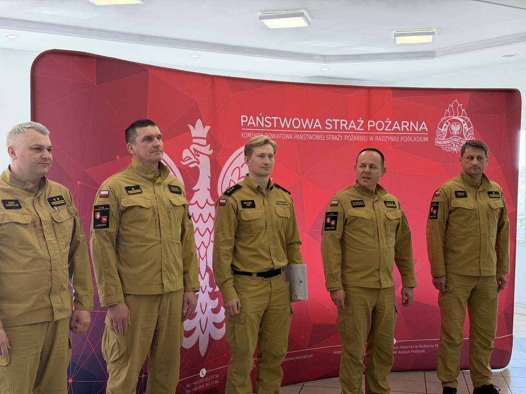 Egzamin dla dowódców OSP z powiatu