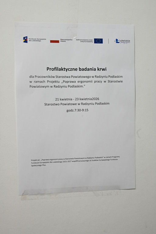 Projekt poprawy ergonomii w Starostwie