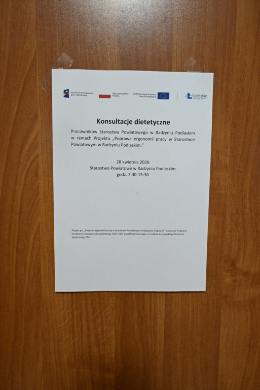 Projekt poprawy ergonomii w Starostwie