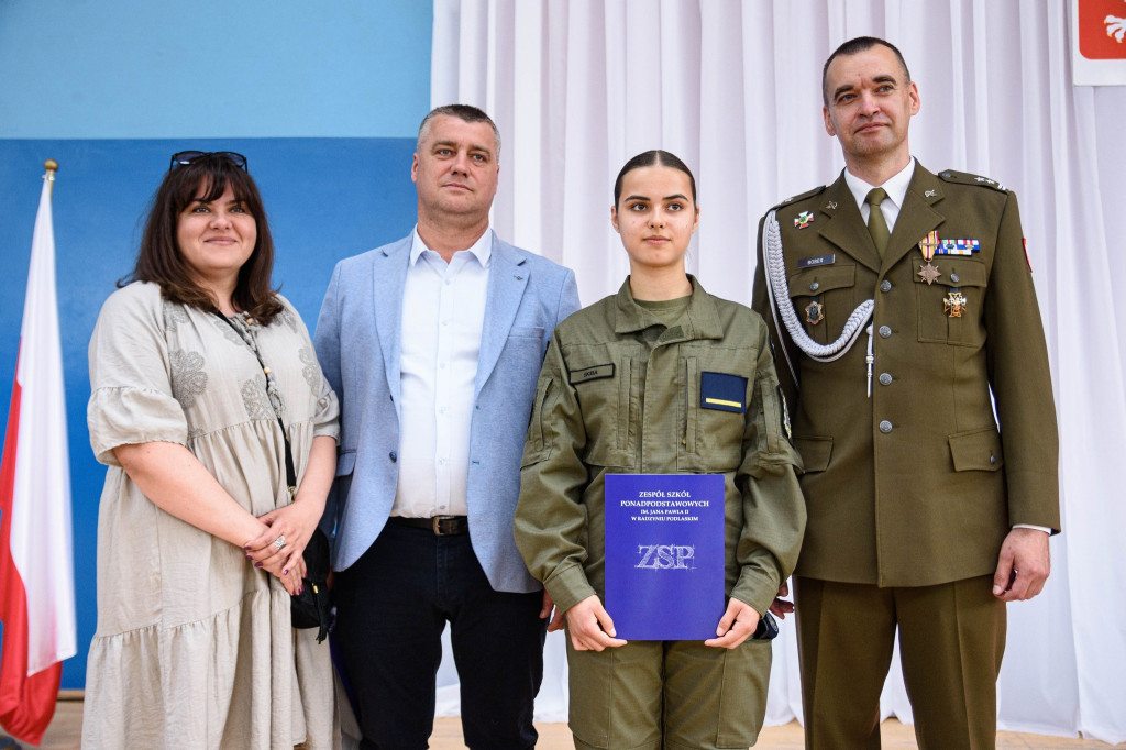 Ślubowanie Oddziału Przygotowania Wojskowego w ZSP