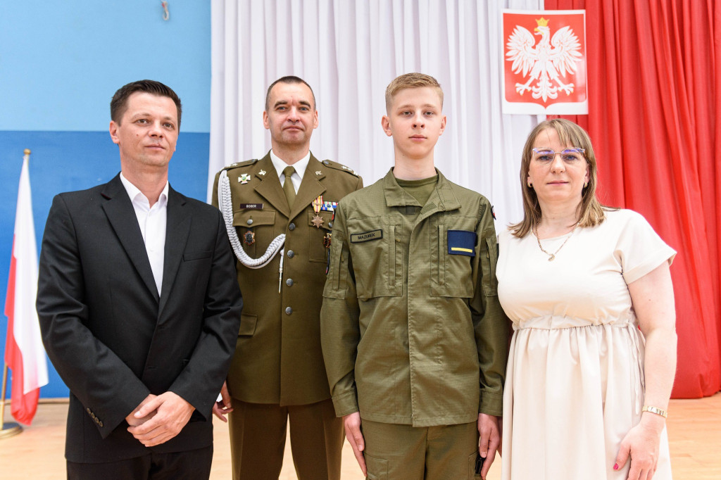 Ślubowanie Oddziału Przygotowania Wojskowego w ZSP
