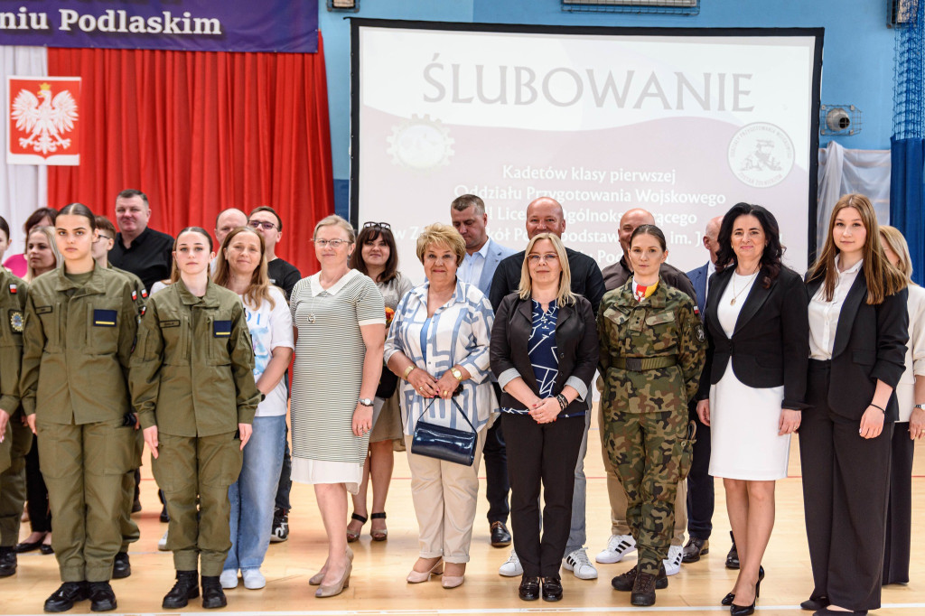 Ślubowanie Oddziału Przygotowania Wojskowego w ZSP