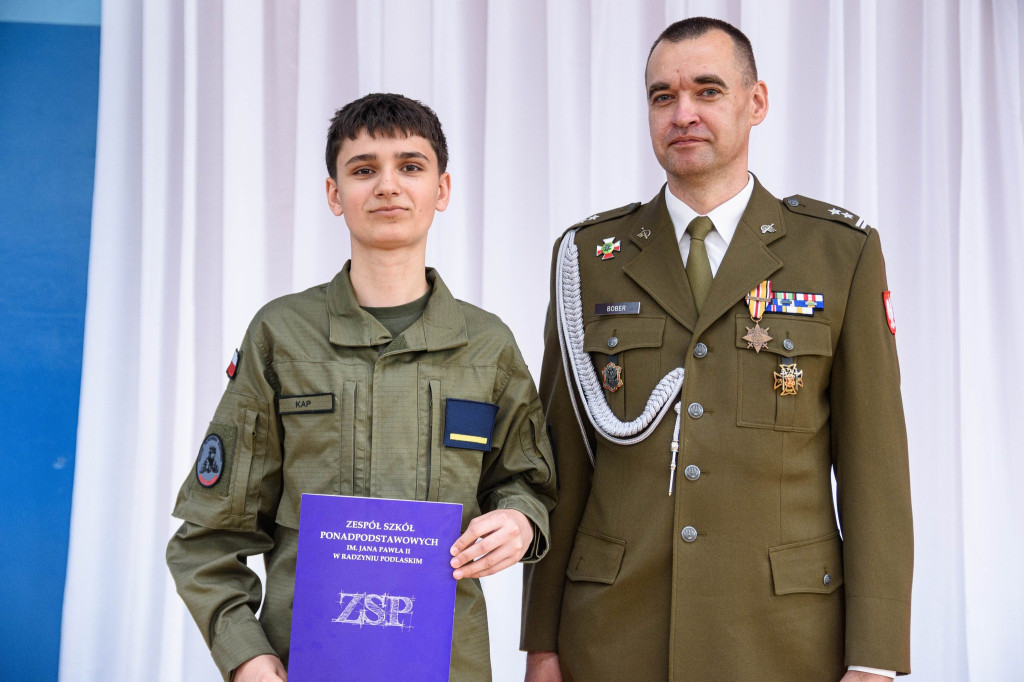 Ślubowanie Oddziału Przygotowania Wojskowego w ZSP