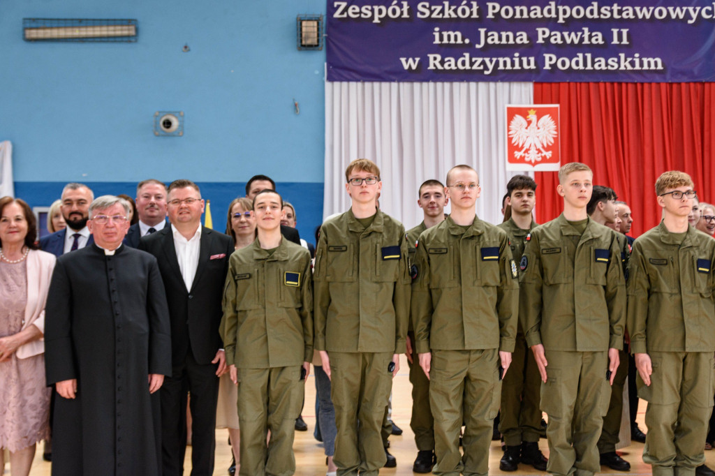 Ślubowanie Oddziału Przygotowania Wojskowego w ZSP