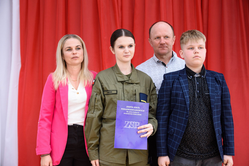 Ślubowanie Oddziału Przygotowania Wojskowego w ZSP