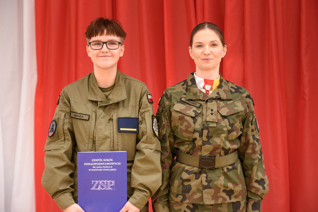 Ślubowanie Oddziału Przygotowania Wojskowego w ZSP