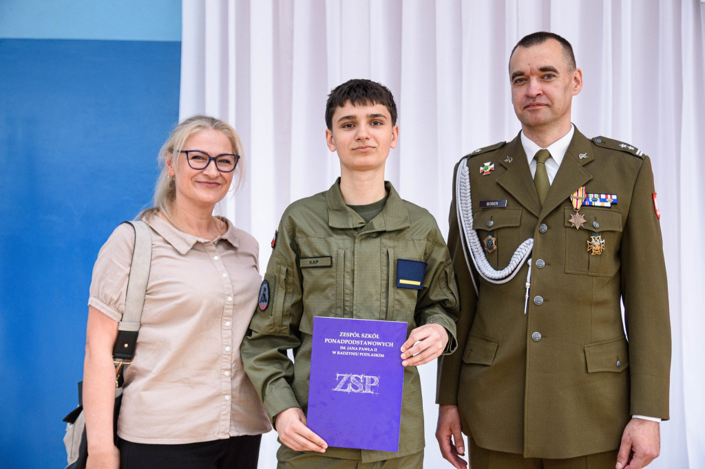 Ślubowanie Oddziału Przygotowania Wojskowego w ZSP