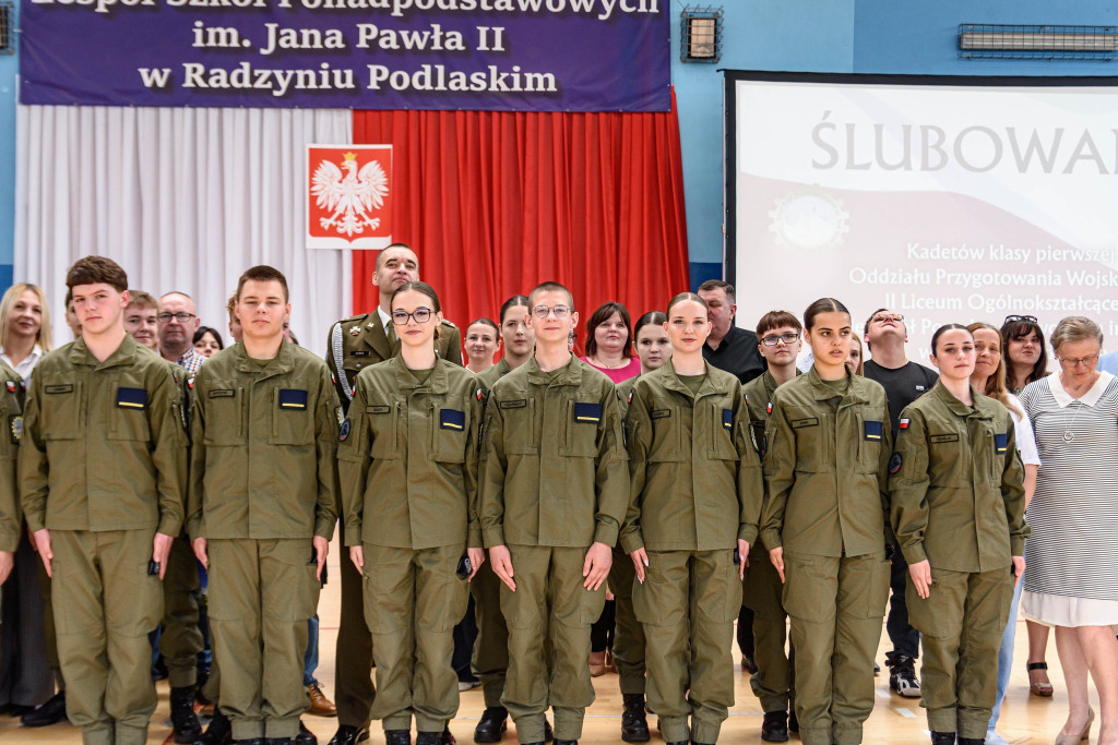 Ślubowanie Oddziału Przygotowania Wojskowego w ZSP