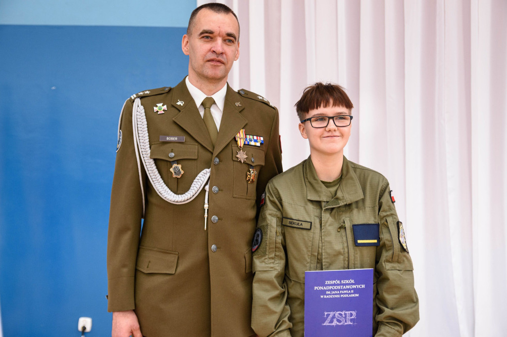 Ślubowanie Oddziału Przygotowania Wojskowego w ZSP