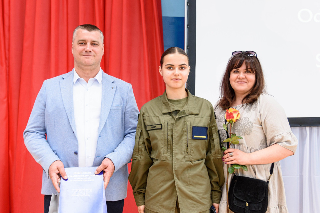 Ślubowanie Oddziału Przygotowania Wojskowego w ZSP