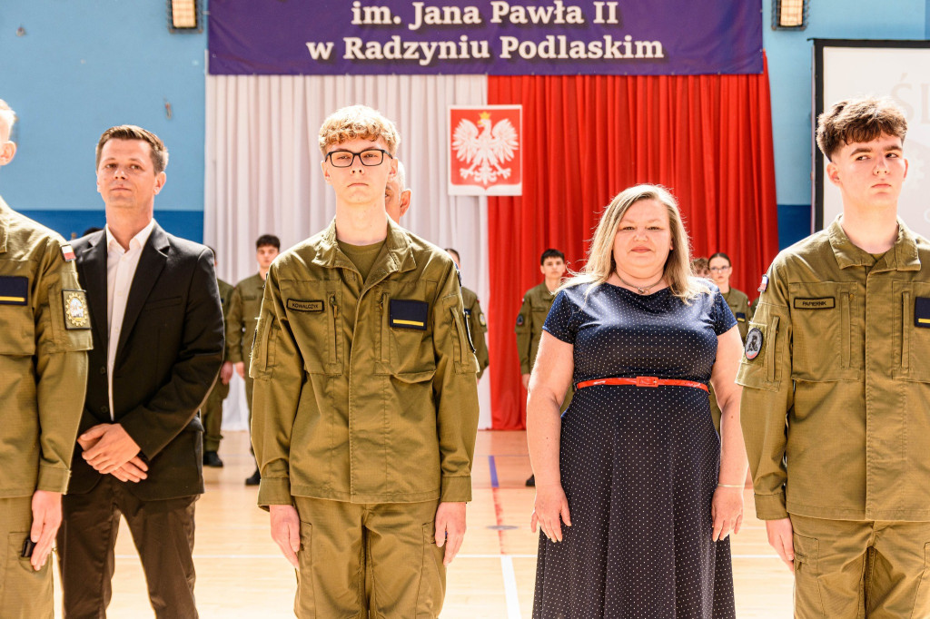 Ślubowanie Oddziału Przygotowania Wojskowego w ZSP