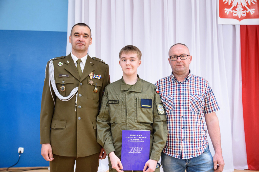 Ślubowanie Oddziału Przygotowania Wojskowego w ZSP