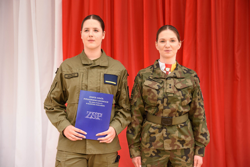 Ślubowanie Oddziału Przygotowania Wojskowego w ZSP