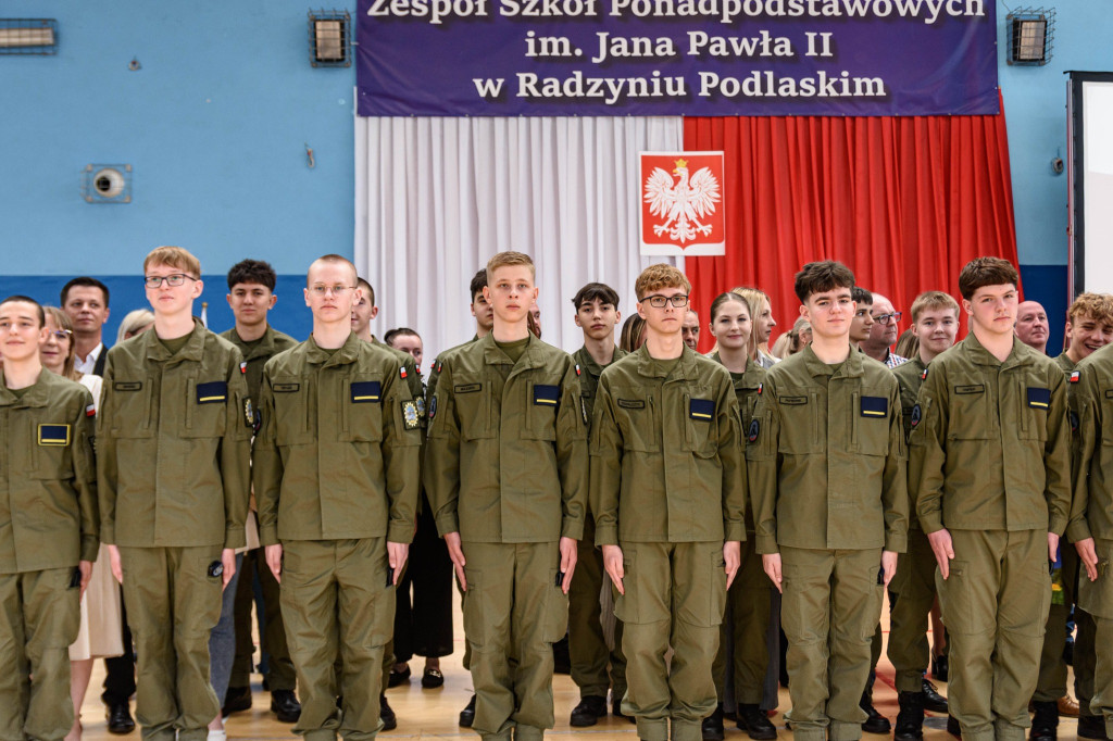 Ślubowanie Oddziału Przygotowania Wojskowego w ZSP