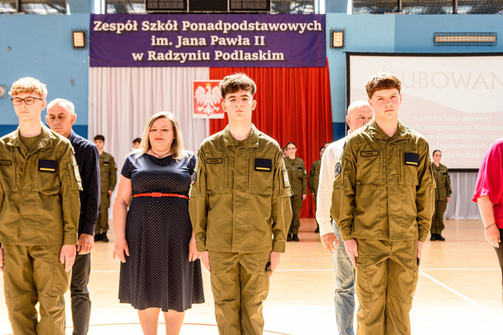 Ślubowanie Oddziału Przygotowania Wojskowego w ZSP