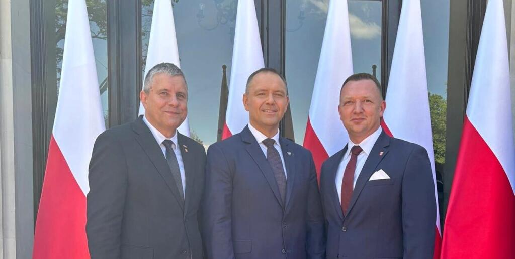 Władze powiatu radzyńskiego w pałacu prezydenckim