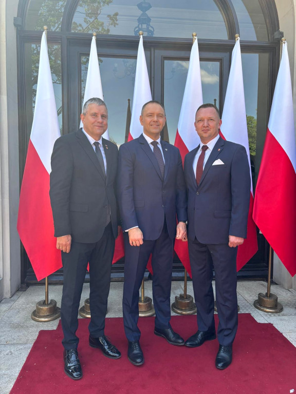 Władze powiatu radzyńskiego w pałacu prezydenckim