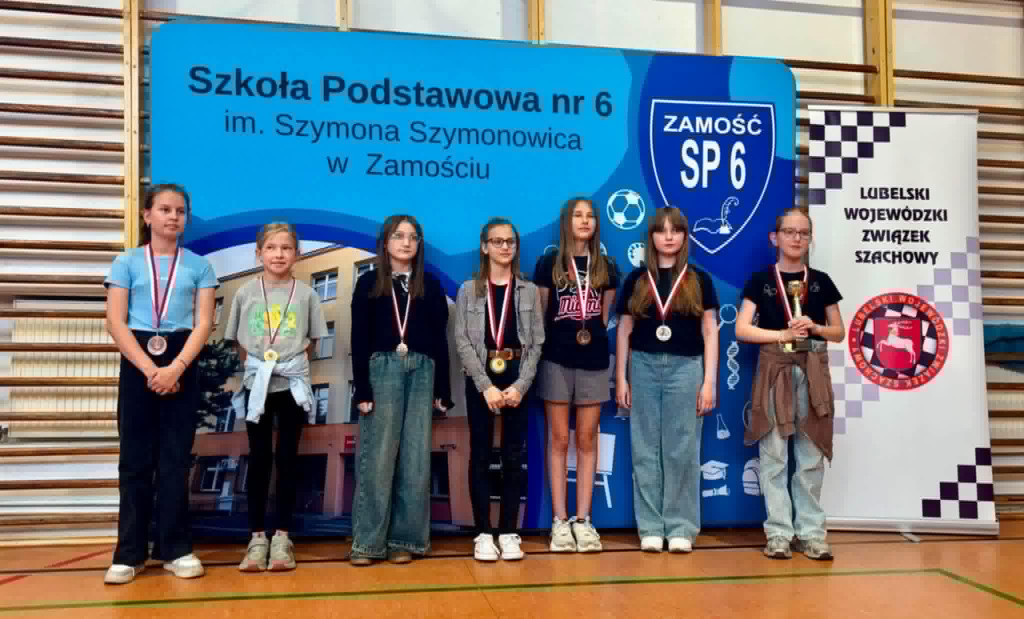 Młodzi radzyńscy szachiści na turnieju w Zamościu