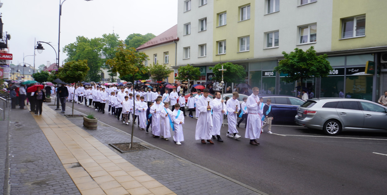 Boże Ciało w parafii Trójcy Świętej w Radzyniu