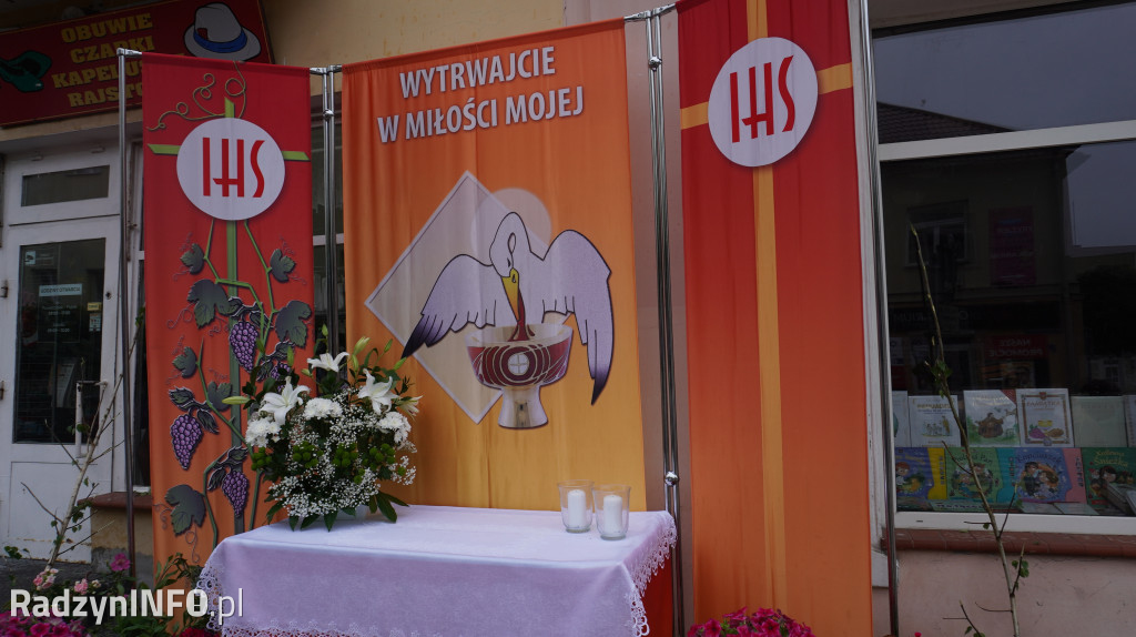 Boże Ciało w parafii Trójcy Świętej w Radzyniu