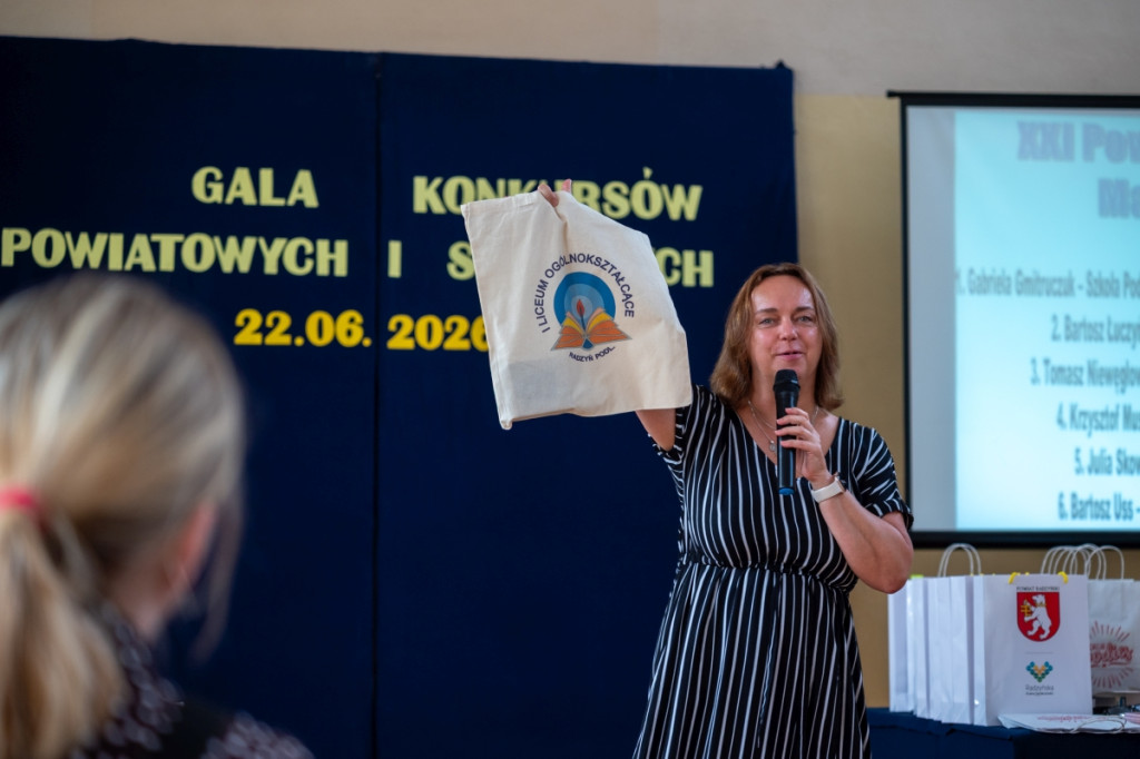 Gala konkursów powiatowych w I LO