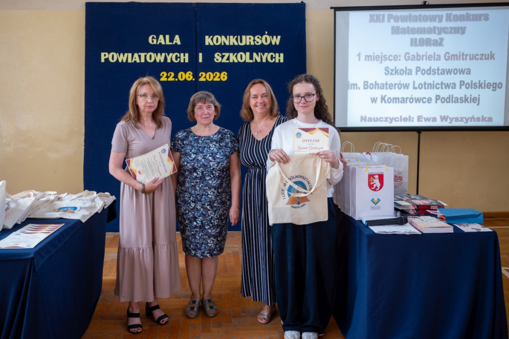 Gala konkursów powiatowych w I LO