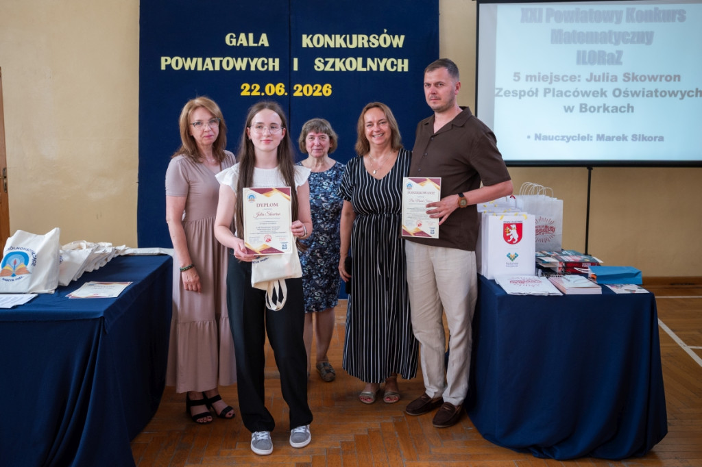 Gala konkursów powiatowych w I LO