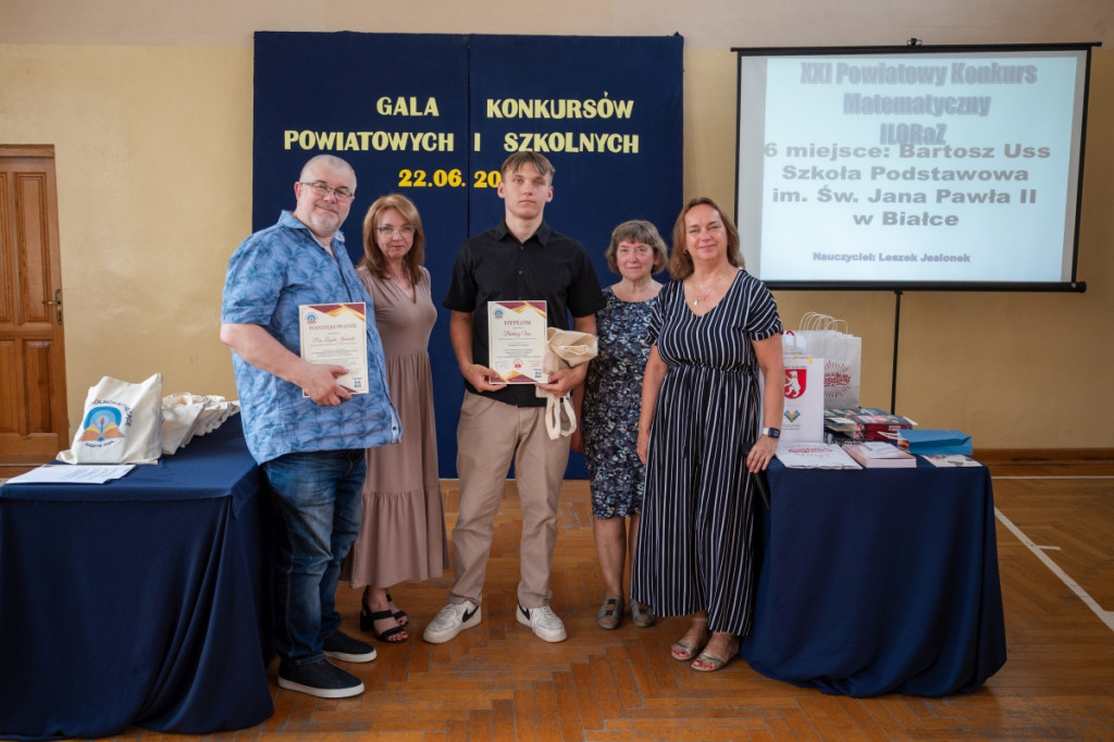 Gala konkursów powiatowych w I LO