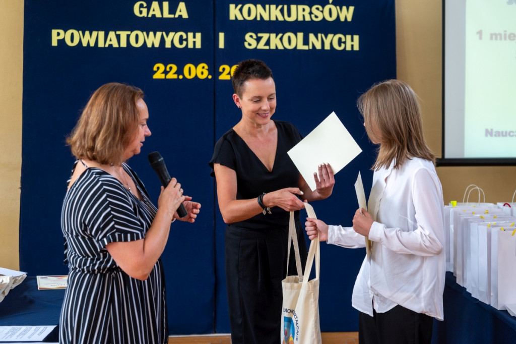 Gala konkursów powiatowych w I LO
