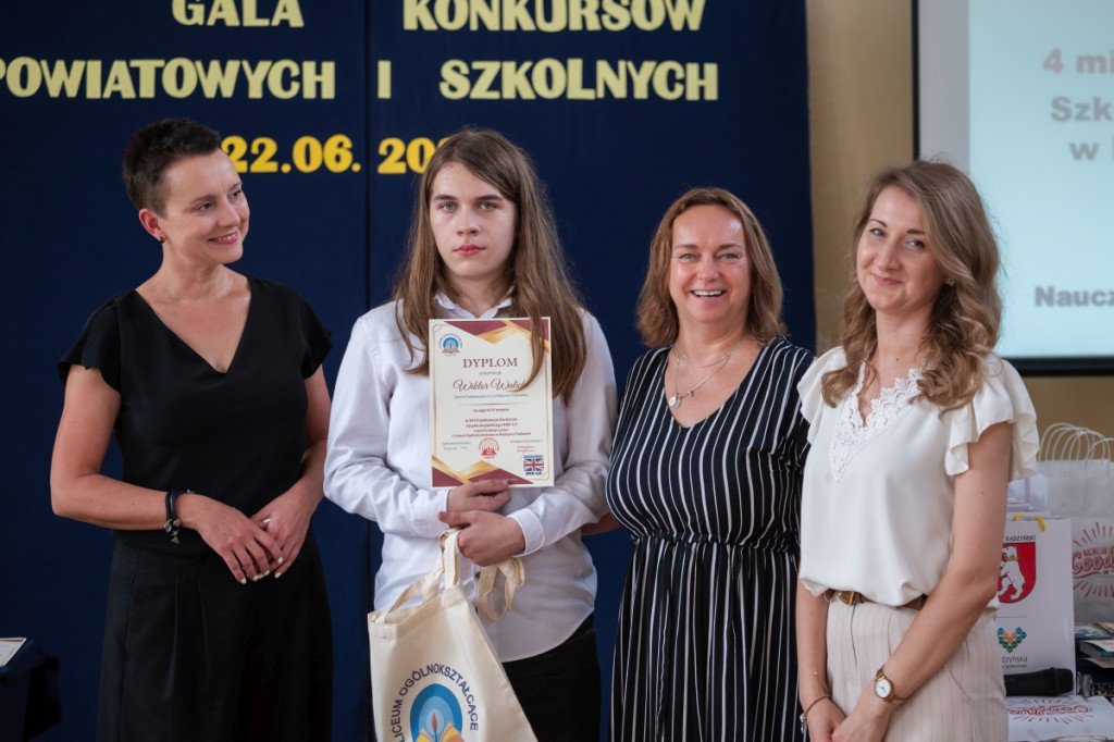 Gala konkursów powiatowych w I LO