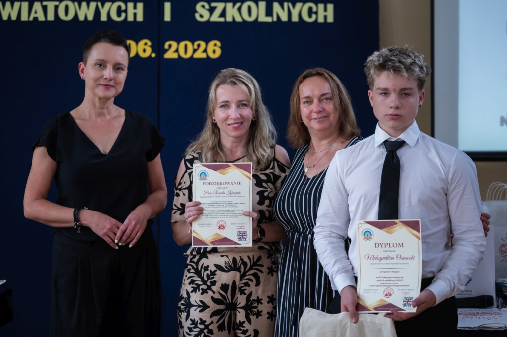 Gala konkursów powiatowych w I LO