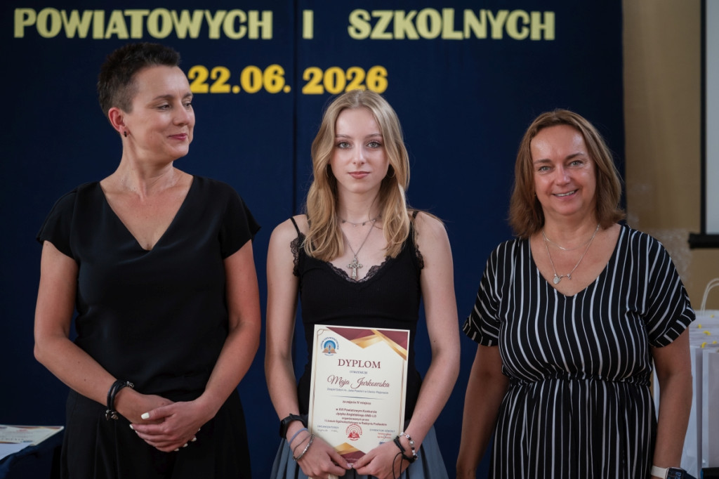 Gala konkursów powiatowych w I LO