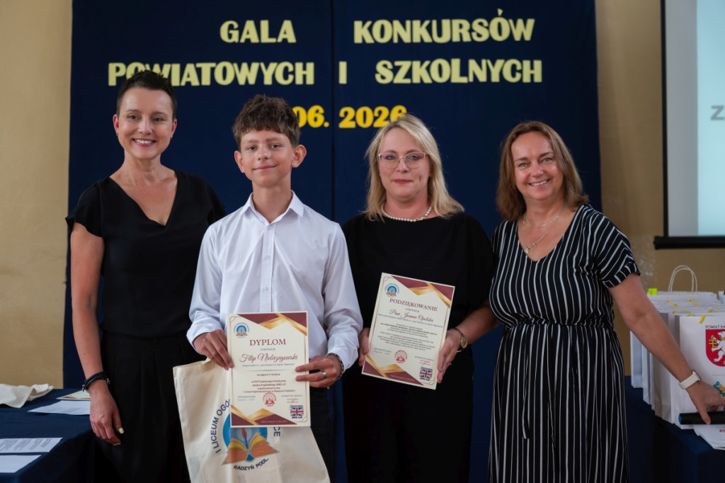 Gala konkursów powiatowych w I LO