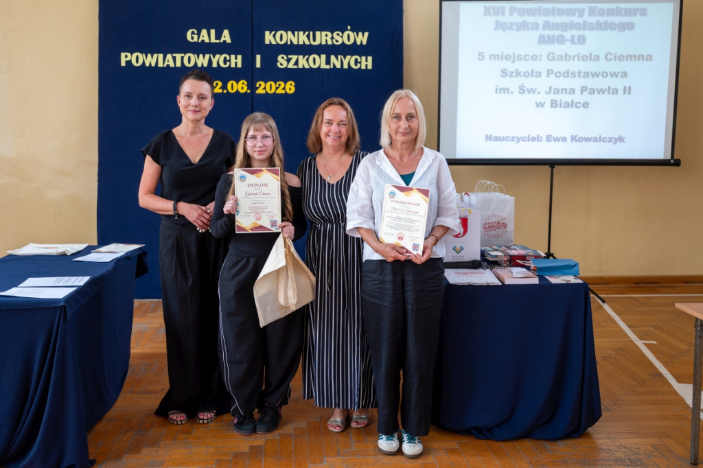 Gala konkursów powiatowych w I LO